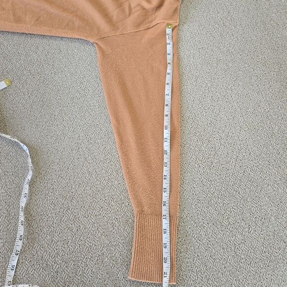 Express Factory Dark Camel Tan Open Front Long Cardigan - Size Small - Picture 8 of 8